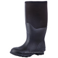 Botas de neoprene de borracha preta 100% natural